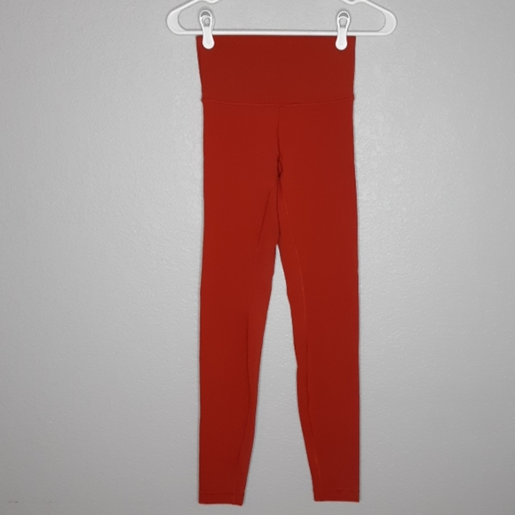 lululemon athletica Pants - Lululemon Wunder Under High Rise Tight in Bonfire